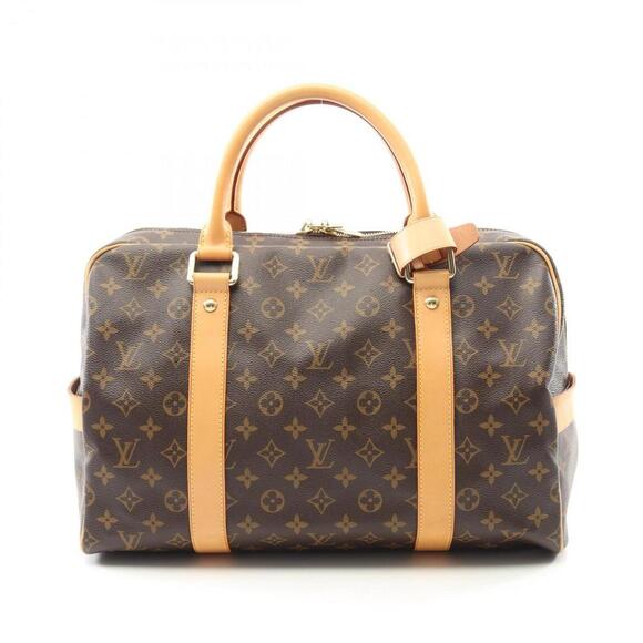 LOUIS VUITTON Brown Monogram Leather Boston Bag - Picture 1 of 10